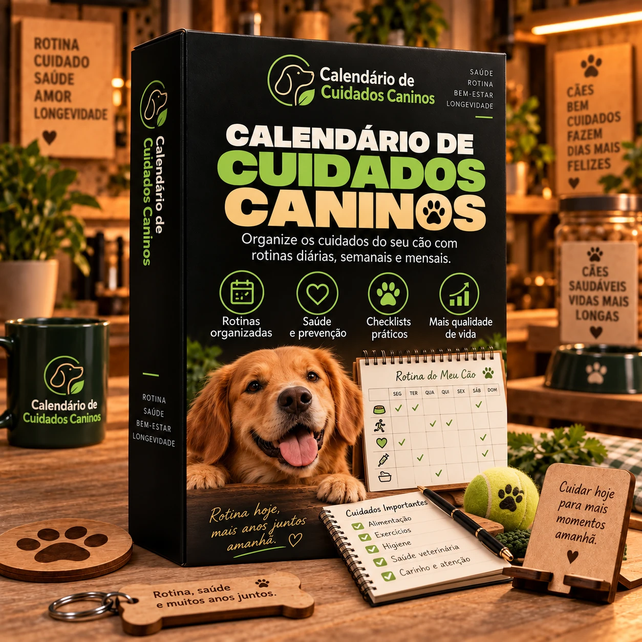 Calendário de Cuidados Caninos